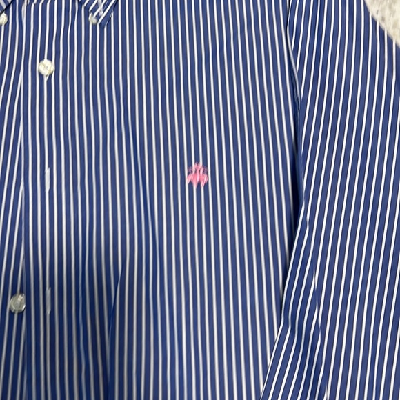 Mens Brooks Brothers seersucker shirt - Picture 3 of 5